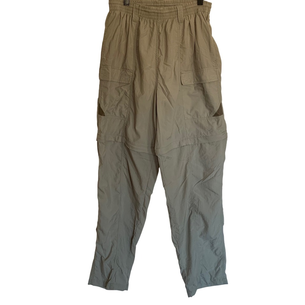 Columbia PFG Mens L Large‎ Cargo Pants Zip Mesh Liner Performance Fishing Gear